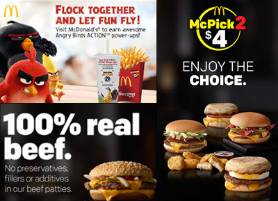 McDonalds HTML5 Banners